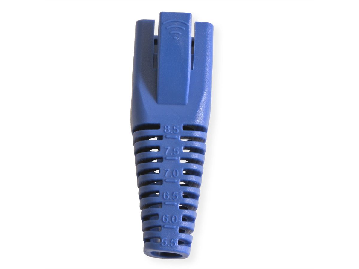 ROLINE Knickschutztülle für RJ-45, 10 Stck, blau