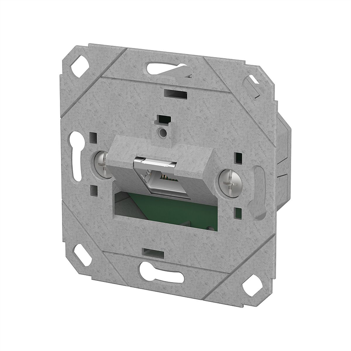 METZ CONNECT E-DAT C6A IDC Dose, 1 Port, UP0, metallisch