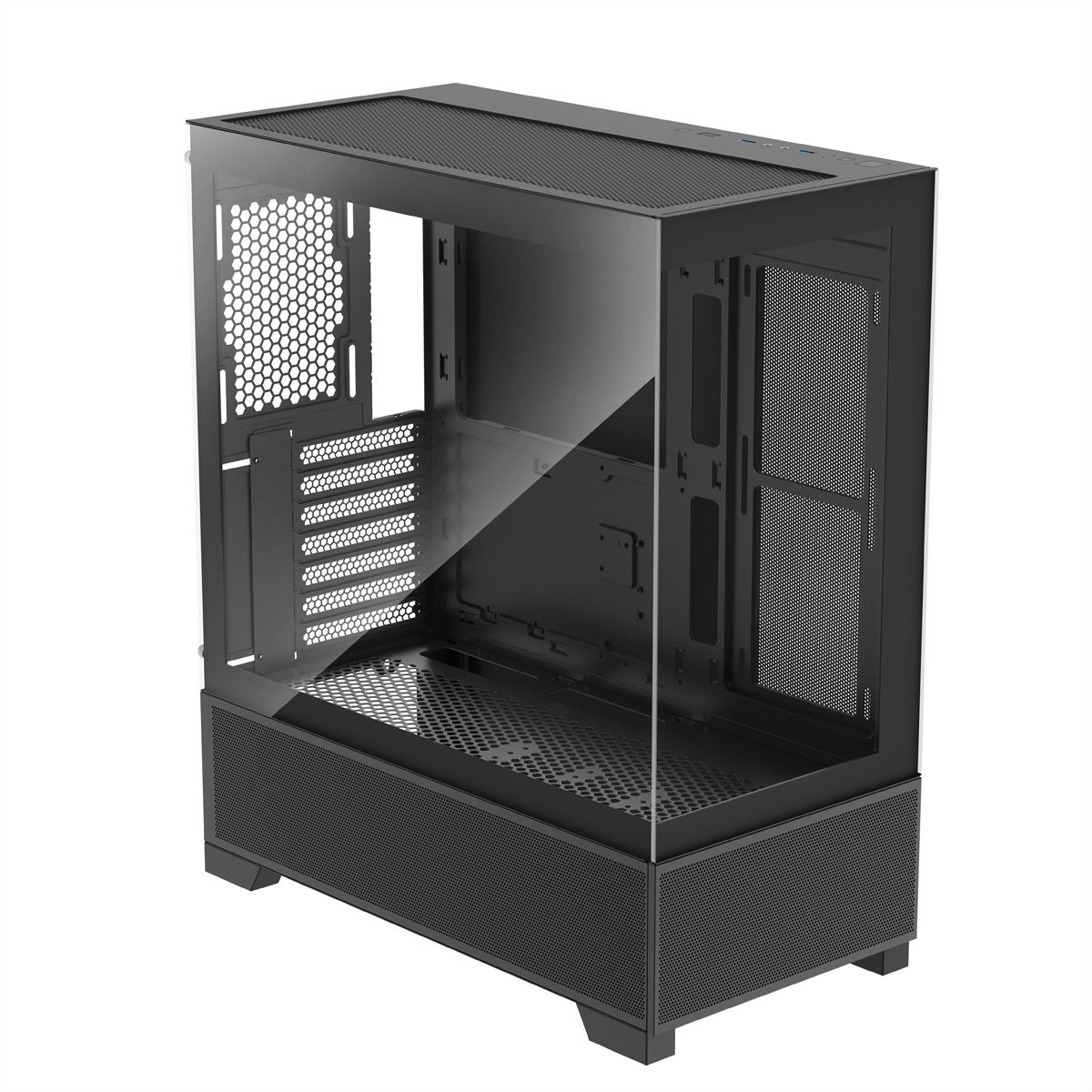 XILENCE Xilent Beam ATX PC-Gehäuse schwarz, X218.ARGB Gaming ATX PC Case