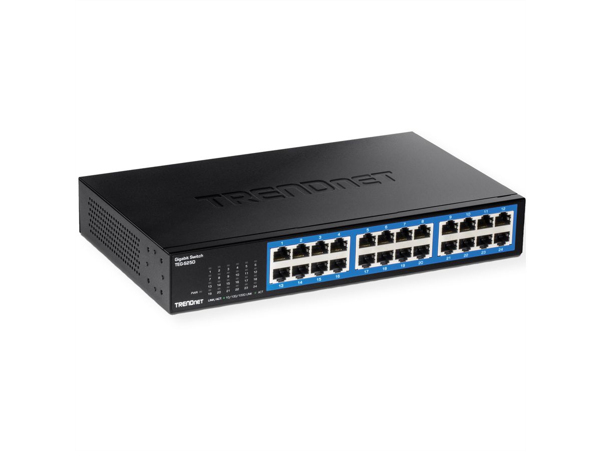 TRENDnet TEG-S25D 24 Port Desktop Gigabit Switch