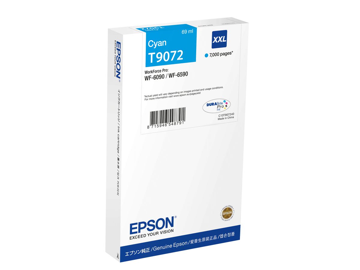 Epson C13T90724N Druckerpatrone 1 Stück(e) Original Extrahohe (Super-) Ausbeute Cyan