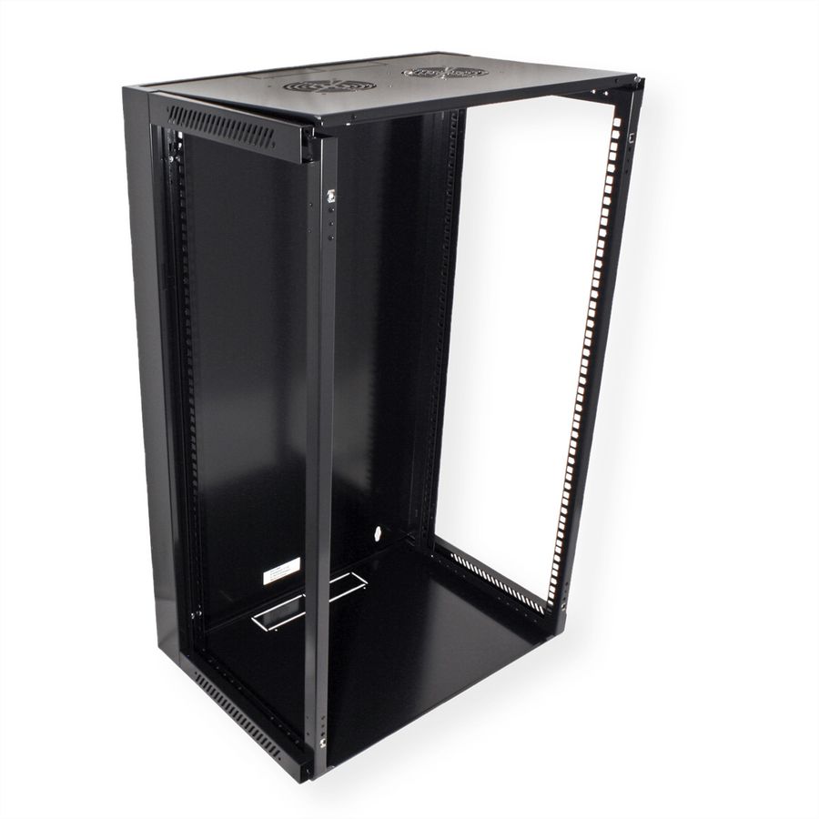 VALUE Wandgehäuse 18 HE (HxBxT) 901x570x450mm, Bausatz, schwarz