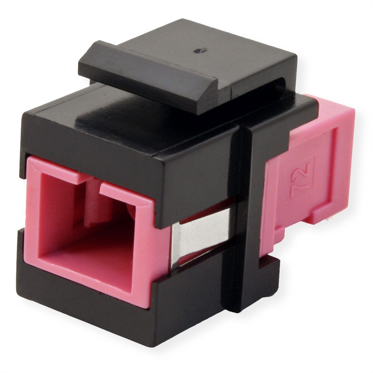 ROLINE Keystone LWL-Adapter SC/SC Simplex, Multimode, OM4