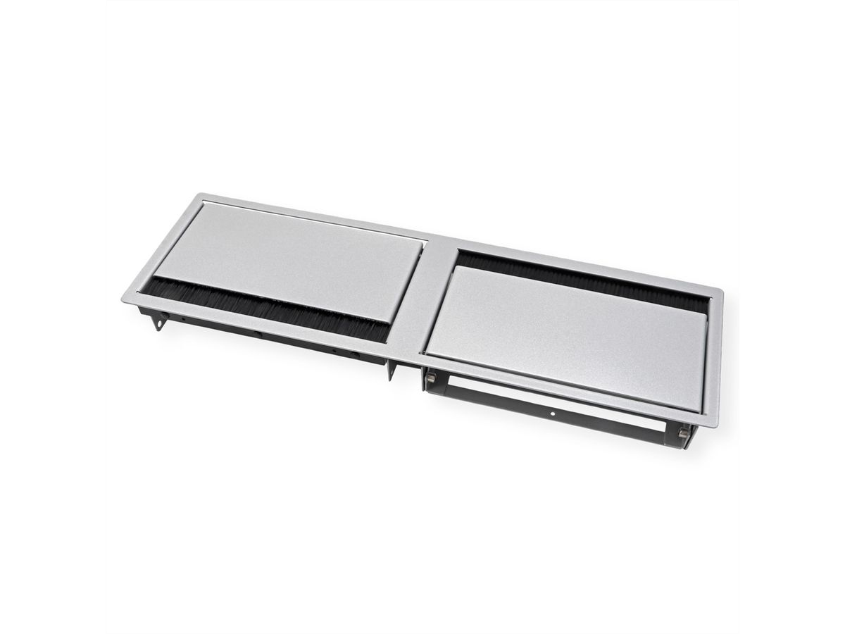 BACHMANN CONI DUO Einbaurahmen 2 x Small, grau