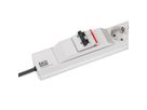BACHMANN 19" Steckdosenleiste 6xSchutzkontakt 1x Leitungsschutzschalter, 2 m