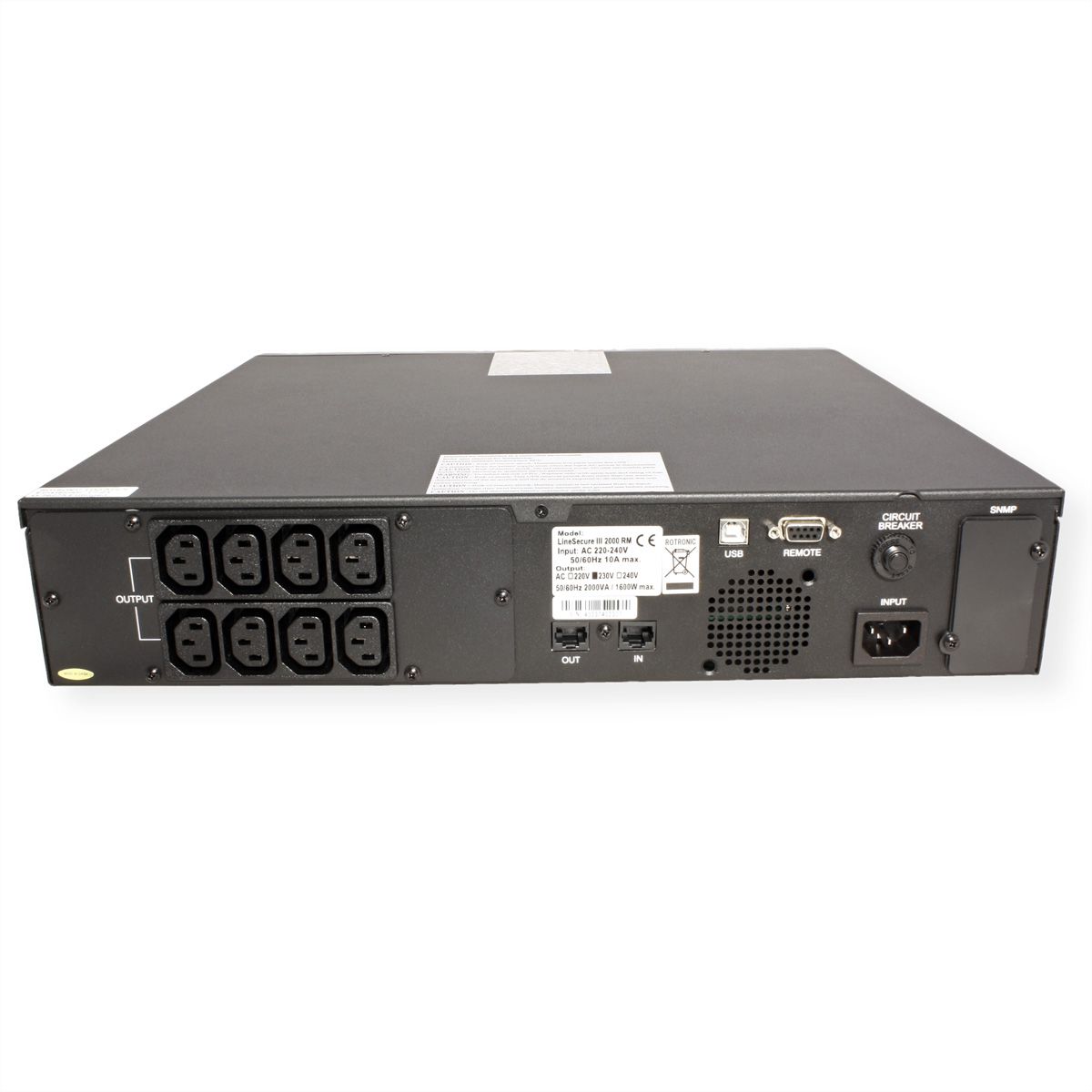 ROLINE LineSecure III 1000R - Line Interaktive USV, 19" Rackversion