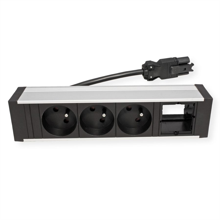 BACHMANN CONEO Set 3xUTE 1xCM 0,2m GST18 weissaluminium