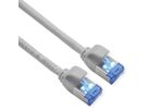 ROLINE Patchkabel Kat.6A (Class EA) S/FTP (PiMF), LSOH, PoE, grau, 0,3 m