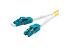 ROLINE LWL-Kabel Duplex, Single Mode 9/125µm OS2, LC/LC, gelb, 5 m