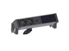 BACHMANN DESK2 2x CEE7/3, USB-C, USB-Charger 100W, GST18 0,2m
