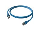 EasyLan FlexBoot Patchkabel Kat.6A, S/FTP, blau, 1 m