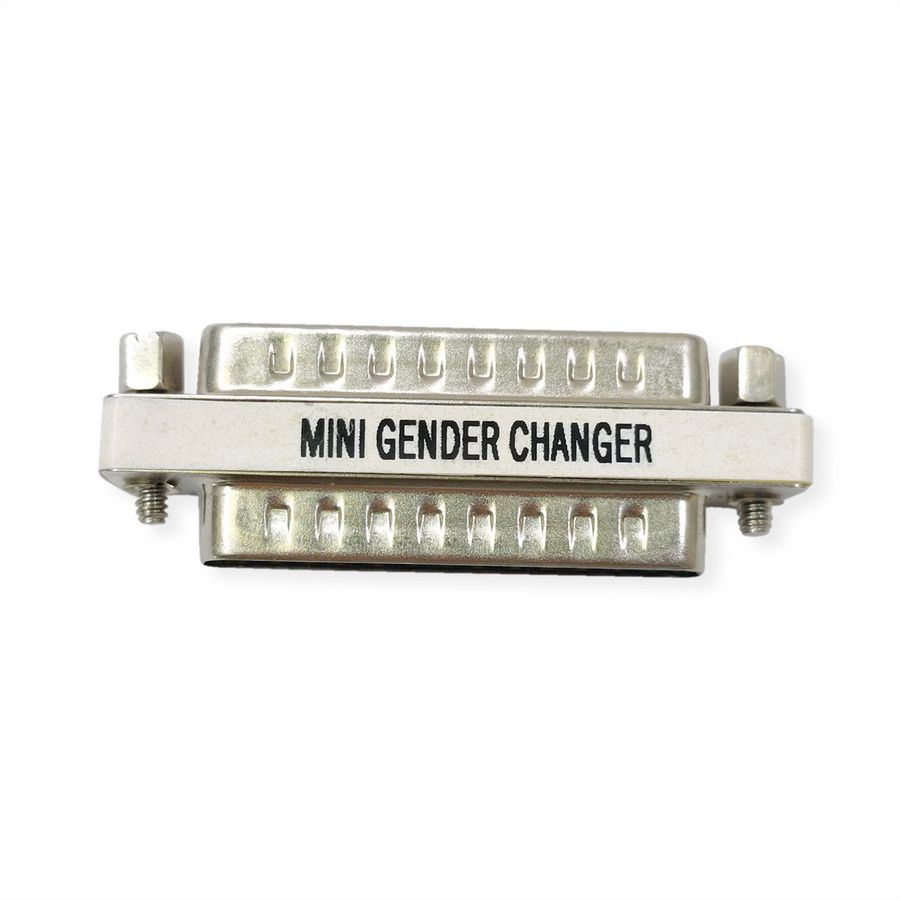 VALUE Mini Gender Changer, 25pol. Stecker-Stecker