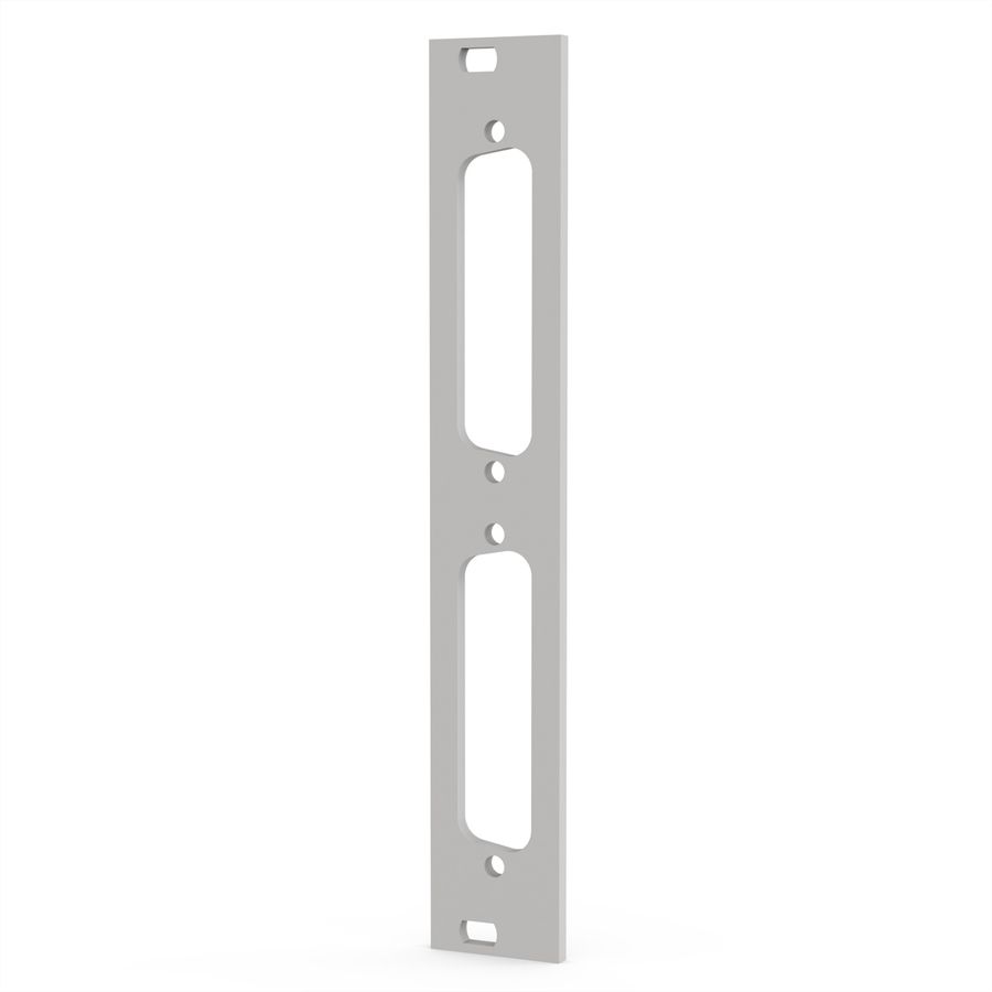 SCHROFF Frontplatte SUB-D Ausbruch - TEILFRONTPL.3HE 4TE 2X25 DC
