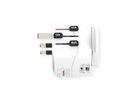 Skross PRO Light USB A/C 30PD World Reiseadapter, Weltweit