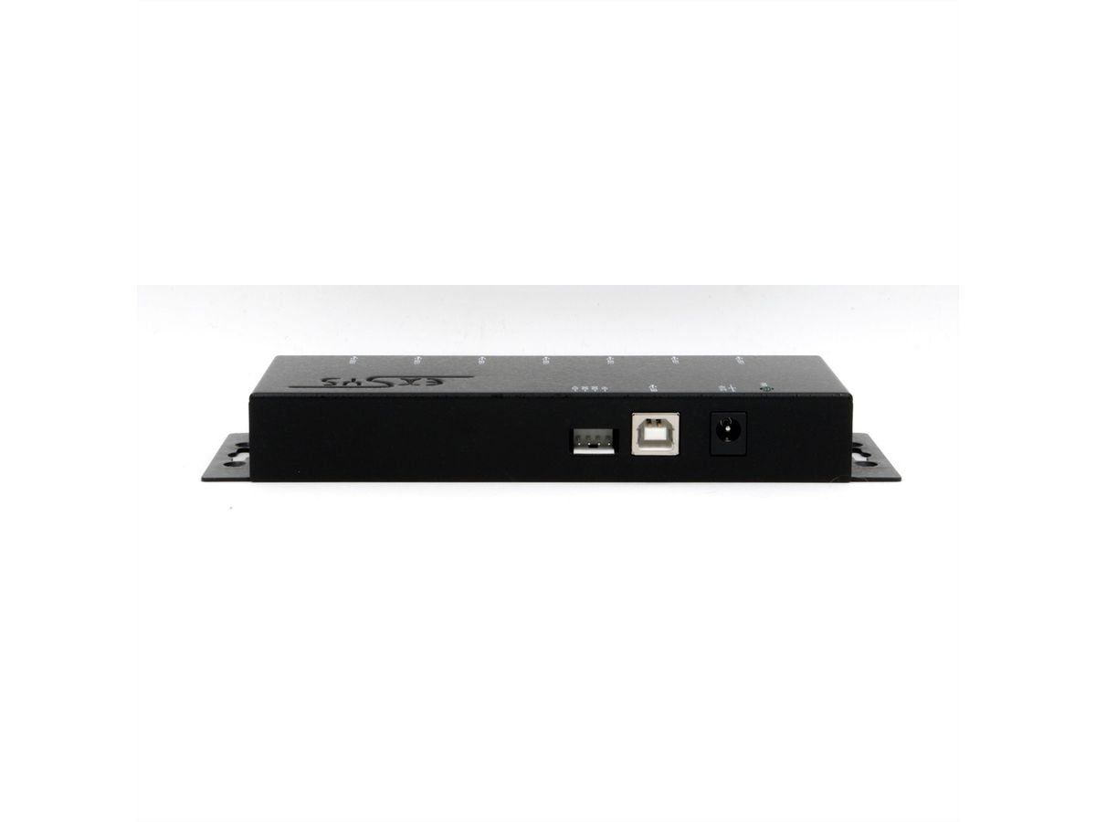 EXSYS EX-1177-2S USB 2.0 Hub mit 7 Ports 15KV ESD Überspannungs-Schutz