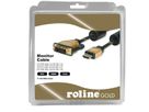 ROLINE GOLD Monitorkabel DVI-HDMI, ST-ST, (24+1) dual link, Retail Blister, 3 m
