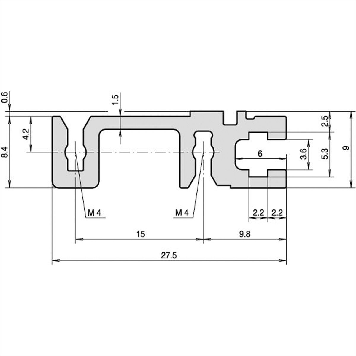 SCHROFF Typ H-ST stabil, Standard - MODULSCH. HINTEN 28TE H ST