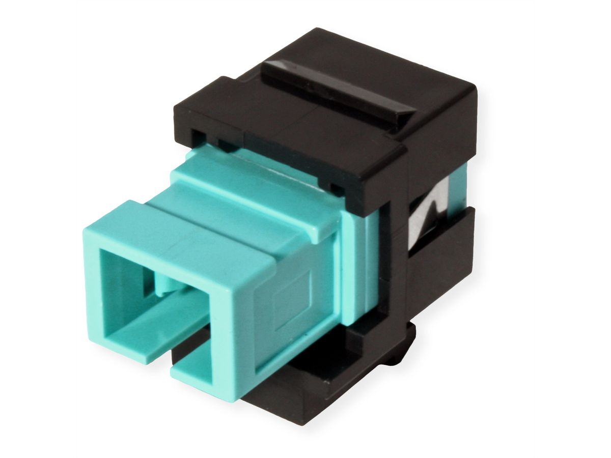 ROLINE Keystone LWL-Adapter SC/SC Simplex, Multimode, OM3