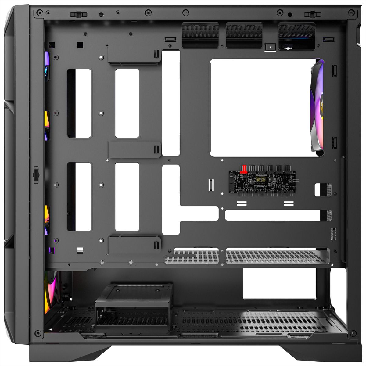 ANTEC AX-1000 ARGB Gaming E-ATX, ATX, Micro-ATX, ITX Mid Tower PC Gehäuse, schwarz
