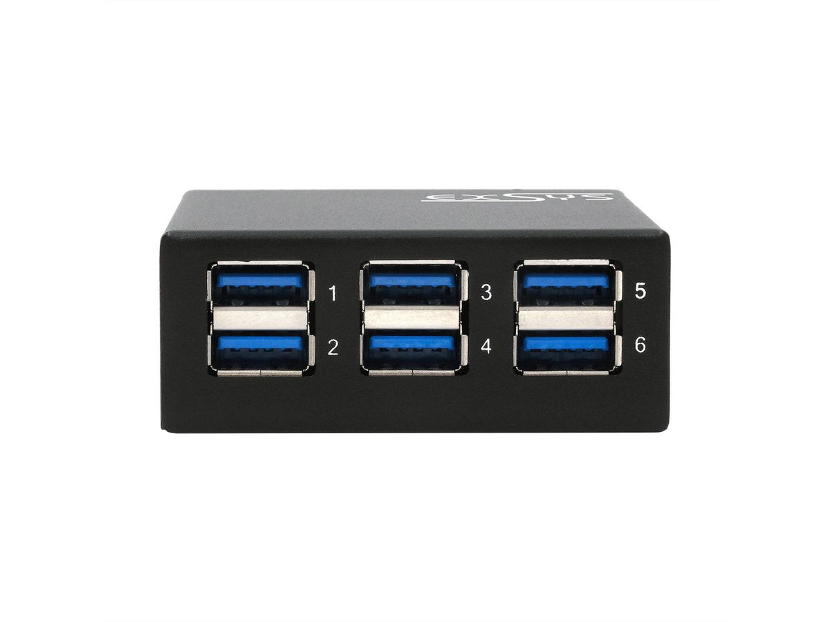 EXSYS EX-11246HMS 6-Port USB 3.2 Gen 1 Hub