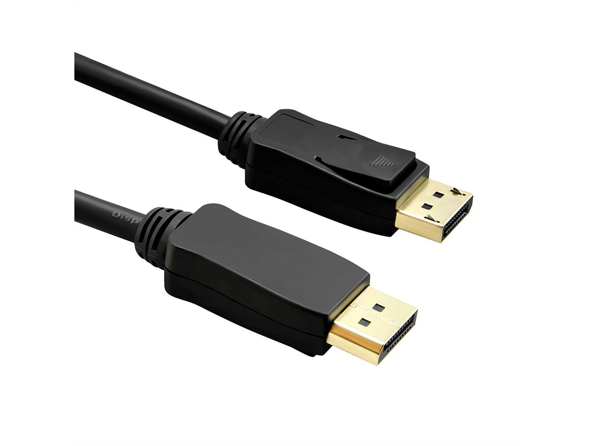 VALUE DisplayPort Kabel, v1.4, DP ST - ST, schwarz, 1,5 m