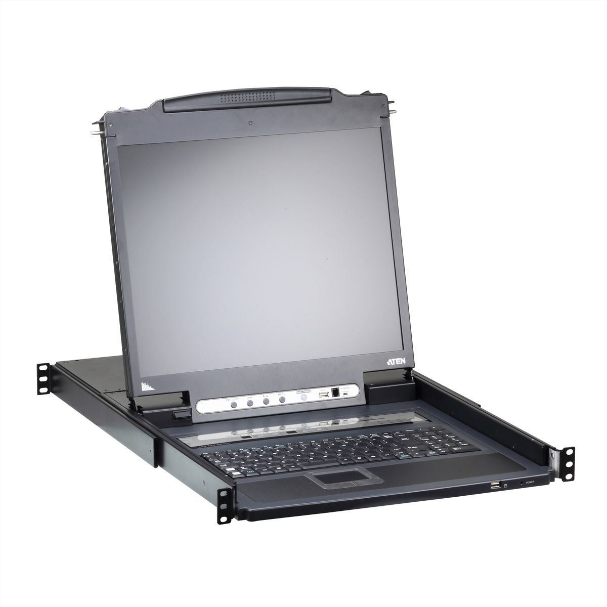 ATEN CL5708iN LCD KVM Switch Over IP, USB-PS/2,VGA , 8-Ports, FR-Layout