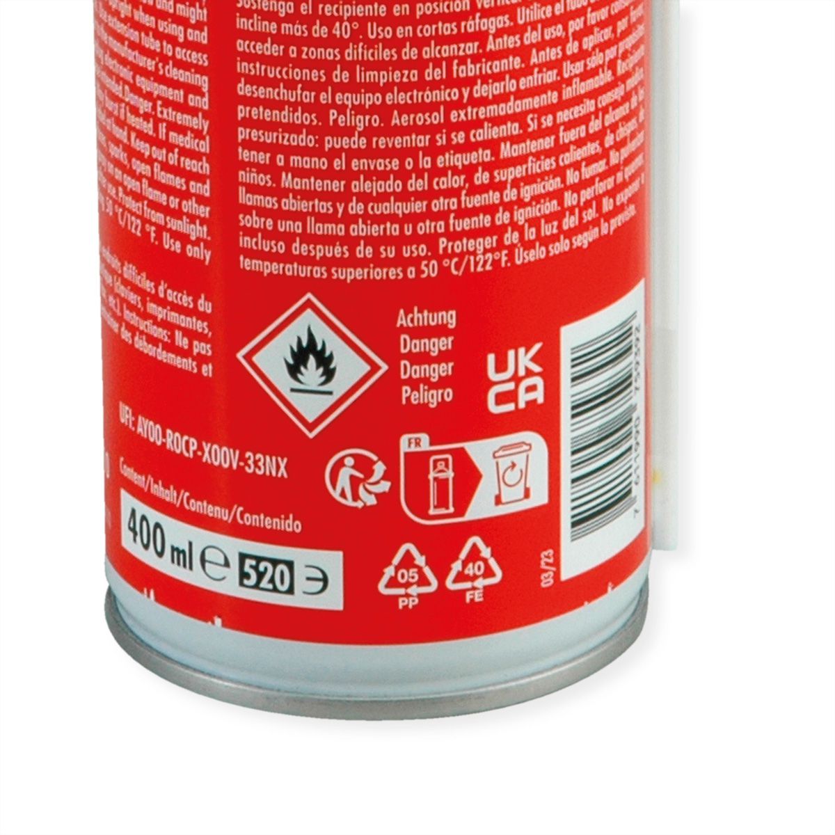 ROLINE Druckgas-Reiniger, 400 ml