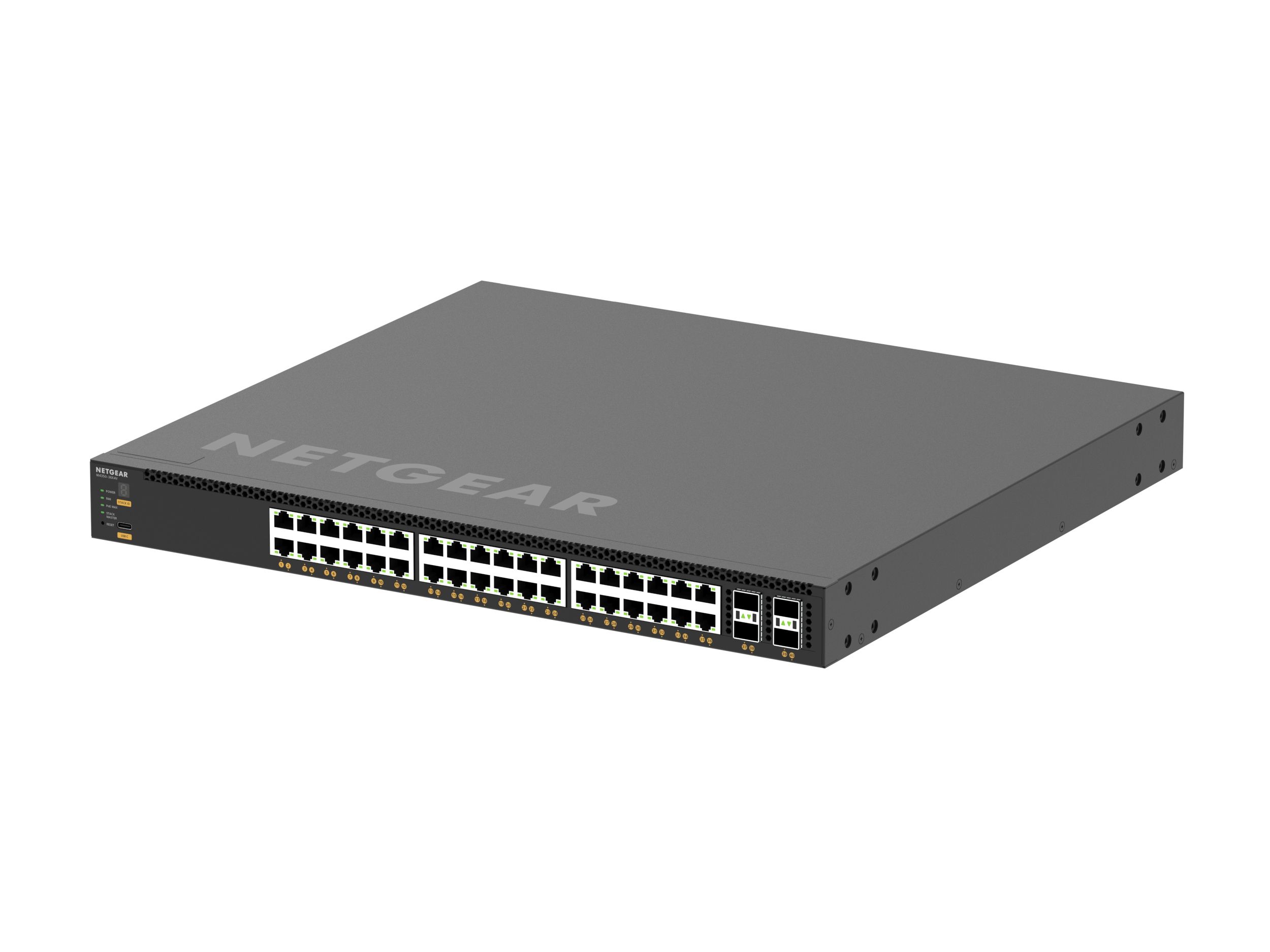 NETGEAR M4350-36X4V Managed L3 10G Ethernet (100/1000/10000) Power over Ethernet (PoE) 1U Schwarz