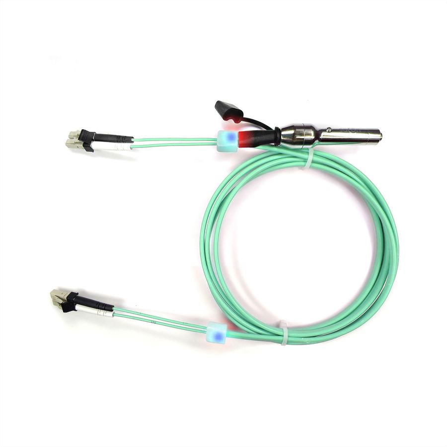 EasyLan LWL-LED-Patchkabel duplex 50/125µm OM3, LC/SC, türkis, 1 m