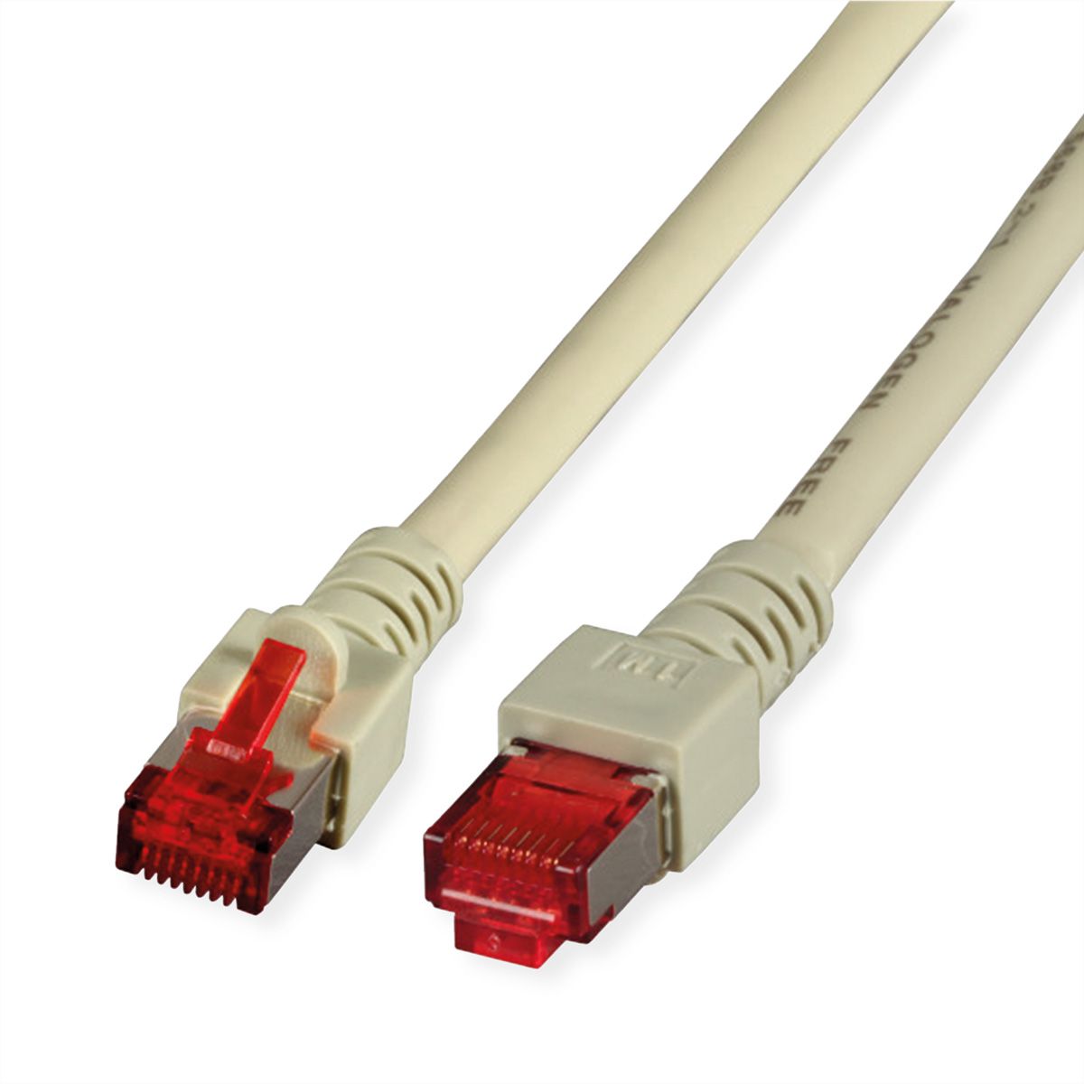 Patchkabel Cat.6 (Class E) S/FTP (PiMF), LSOH, grau, 20 m