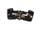 BACHMANN Schutzkontaktstecker, schwarz bruchfest, montierbar, IP 20, Winkel