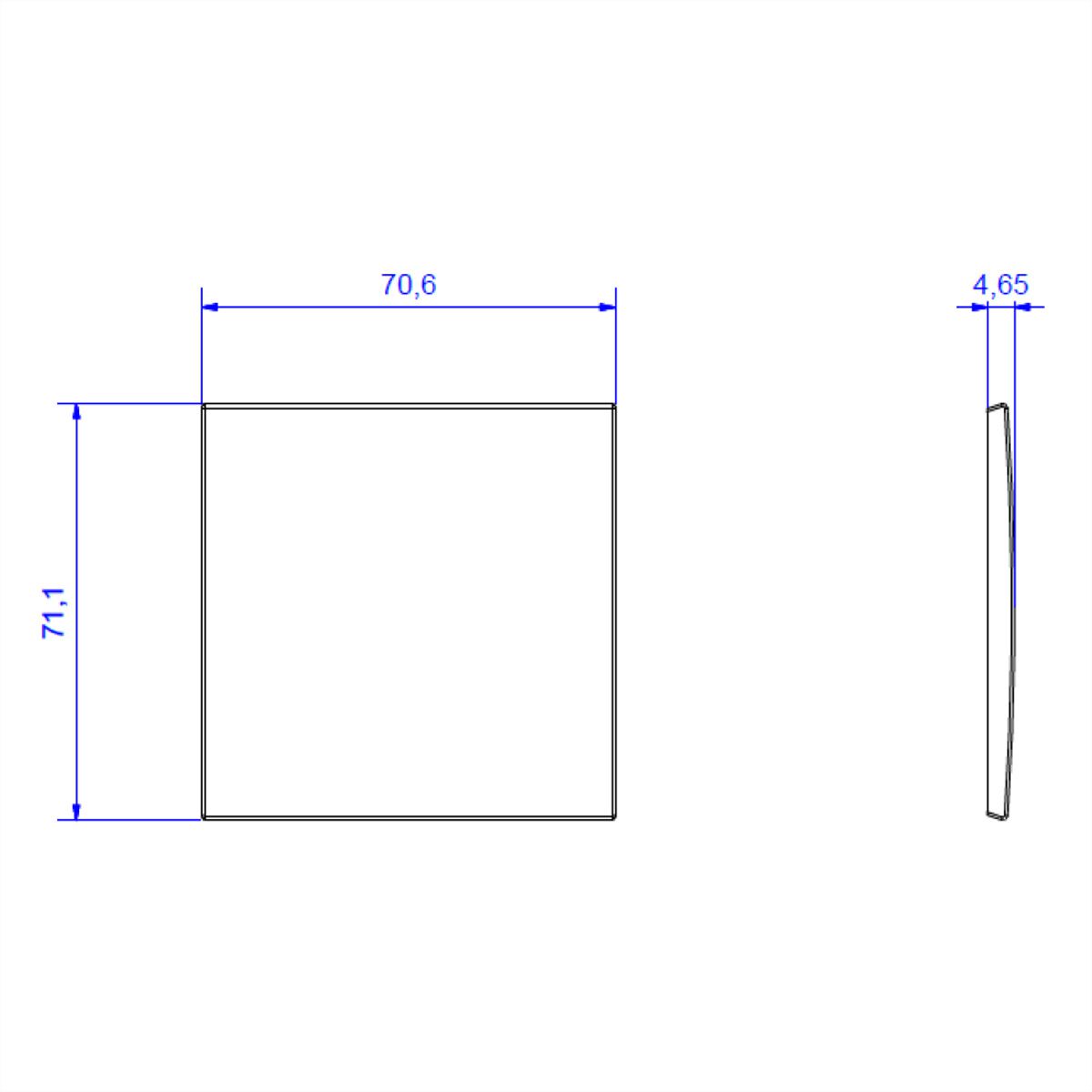 BACHMANN DUE 2x Cover, schwarz