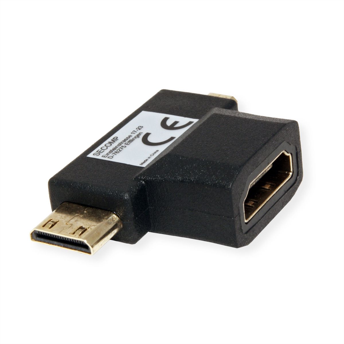 VALUE HDMI T-Adapter HDMI  - HDMI Mini + HDMI Micro