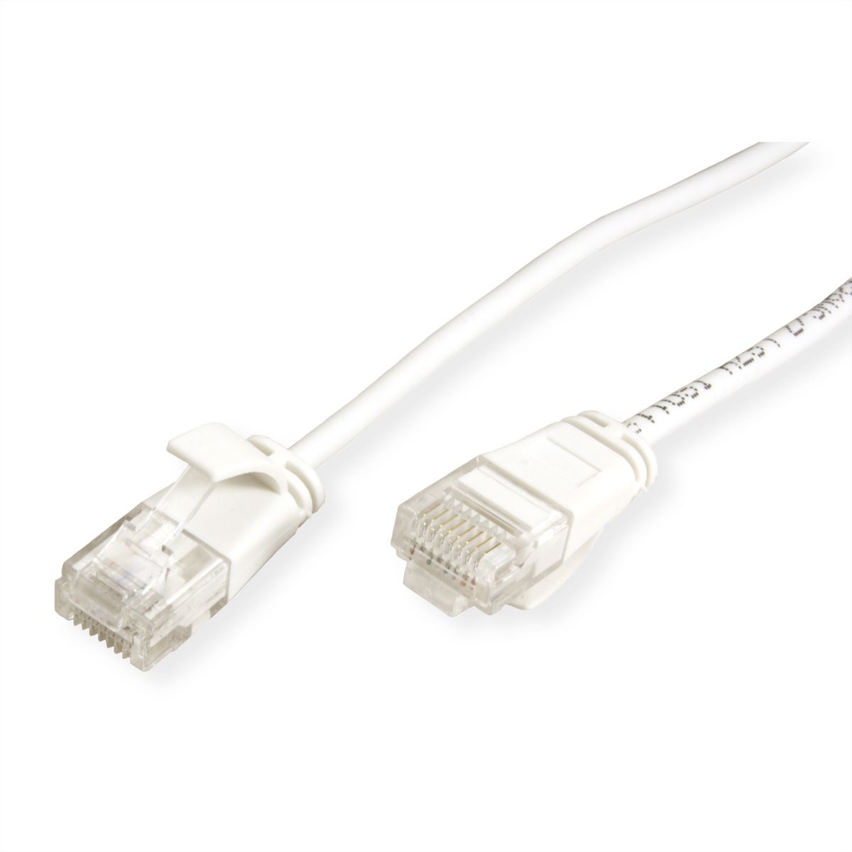 ROLINE UTP DataCenter Patchkabel Cat.6A (Class EA), LSOH, slim, weiß, 3 m