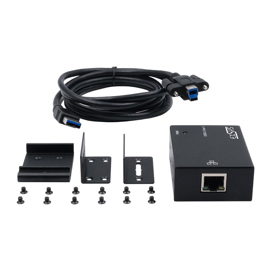EXSYS EX-13021HMV USB 3.2 zu Ethernet 1Gigabit B-Anschluss