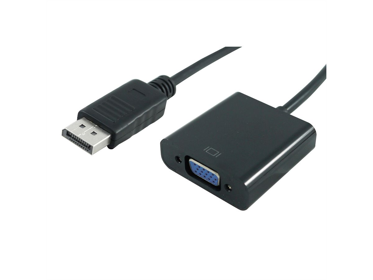 STANDARD DisplayPort-VGA Adapter, DP ST - VGA BU
