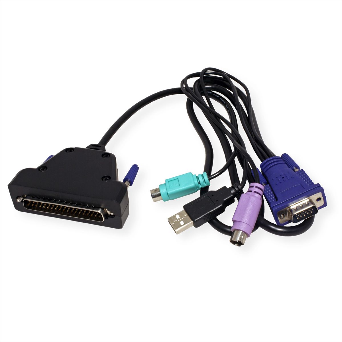 VALUE 19-Zoll-KVM-Konsole, 48 cm (19") TFT (16:9), VGA, USB, UK-Layout