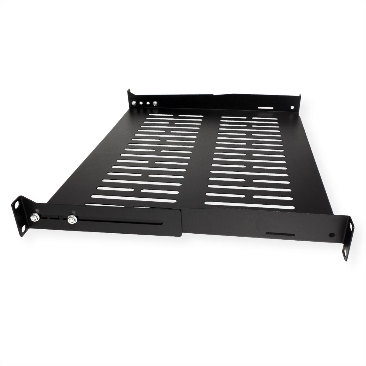 VALUE 19-Zoll-Geräteträger, 485 x 350mm, max. 25kg, schwarz