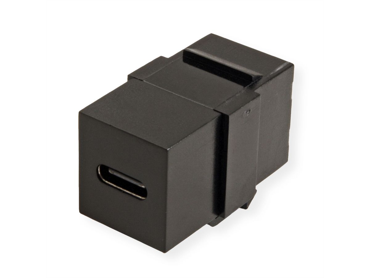 VALUE USB Typ C Keystone Modul, schwarz