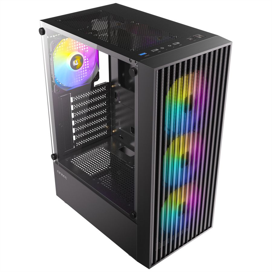 ANTEC AX27 RGB Elite PC Gehäuse Midi Tower Gaming ATX, schwarz