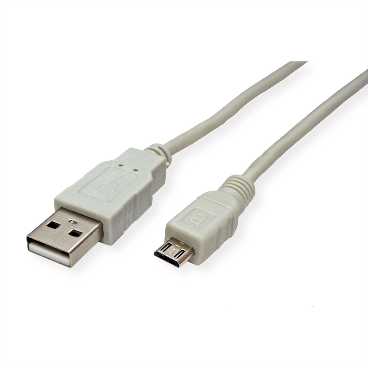 STANDARD USB 2.0 Kabel, USB A ST - Micro USB B ST, 3 m