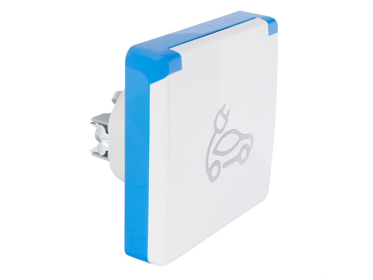 BACHMANN Schutzkontakt-Autoladesteckdose, Unterputz-Variante