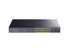 CUDY GS1020PS2 16-Port Gigabit PoE+ Switch 2 Gigabit SFP Ports 200W