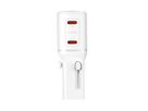 VALUE USB Reise-Charger mit Euro-Flach-/UK-/US-Stecker , 2x USB-C-Anschlüsse, 45 W