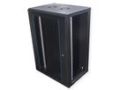 VALUE 19-Zoll Wandgehäuse 18HE, 600x450mm schwarz, Bausatz