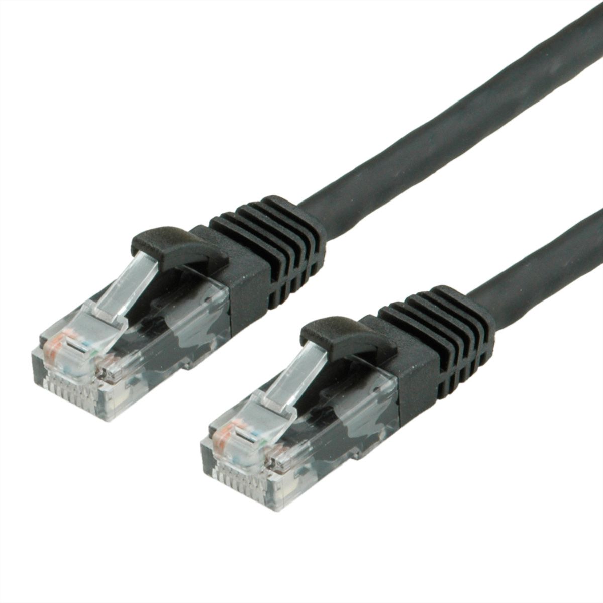 VALUE Patchkabel Cat.6A (Class EA) UTP, schwarz, 2 m