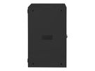 ROLINE 19-Zoll Wandgehäuse Pro 20 HE, 600x600 BxT zweiteilig schwenkbar schwarz