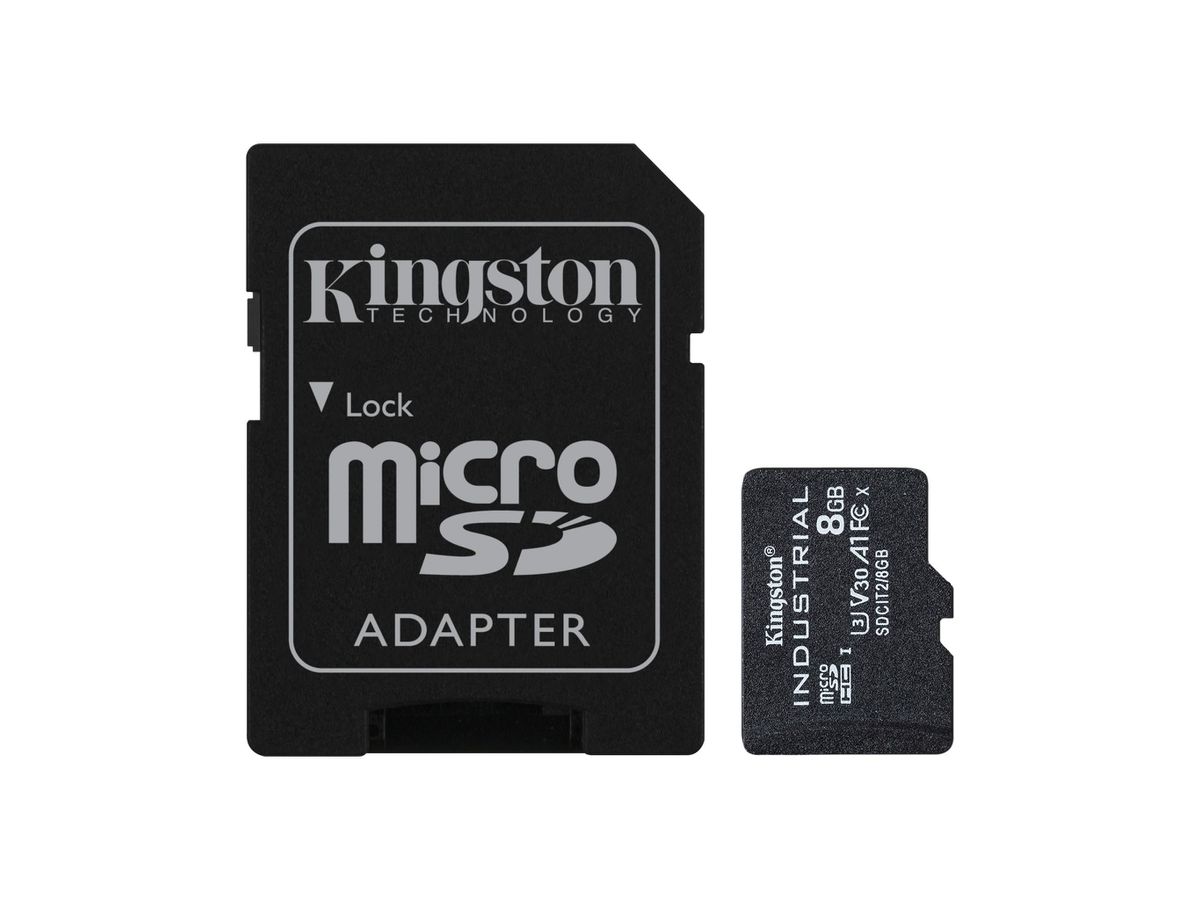 Kingston Technology Industrial Speicherkarte 8 GB MicroSDHC UHS-I Klasse 10