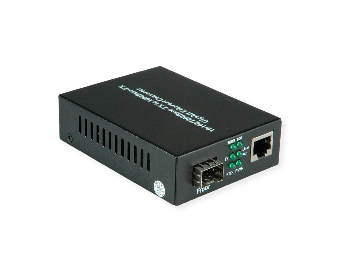 VALUE Gigabit Ethernet Konverter, RJ-45 - SFP