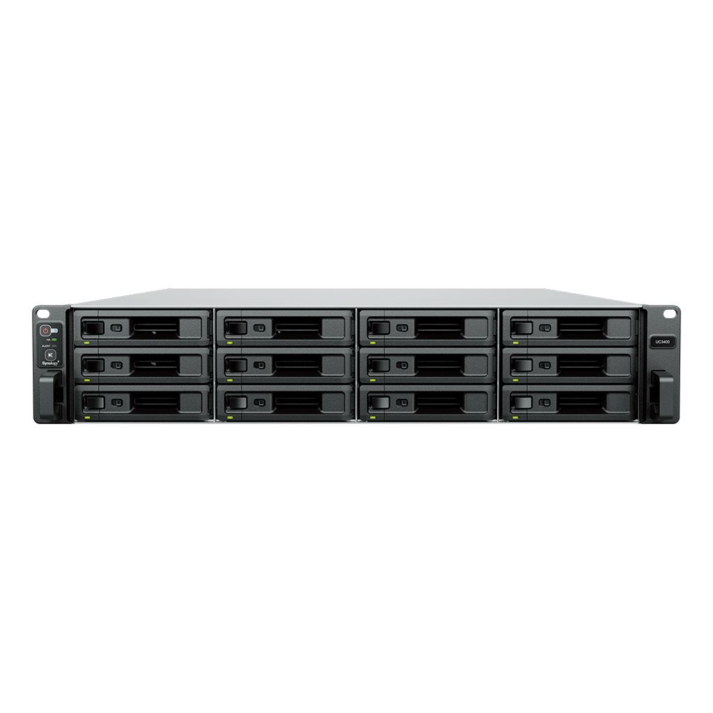 Synology UC3400 NAS & Speicherserver Rack (2U) Ethernet/LAN D-1541